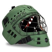 Brankářská florbalová helma SALMING Phoenix Elite Helmet Camping Green