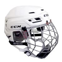 Hokejová helma CCM RES 300 Combo SR white - M